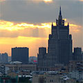 Закат над Москвой